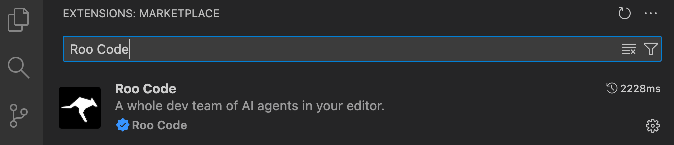 Installing Roo Code